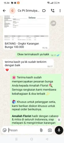 Testimonial Papan Bunga ngawi